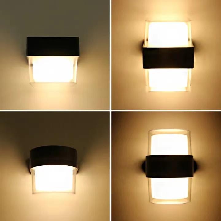 Product Introduction of Modern Simplicity LED waterproof wall lamp aluminum Acrylic indoor and outdoor bedroom patio loft villa lighting fixture sconces 3