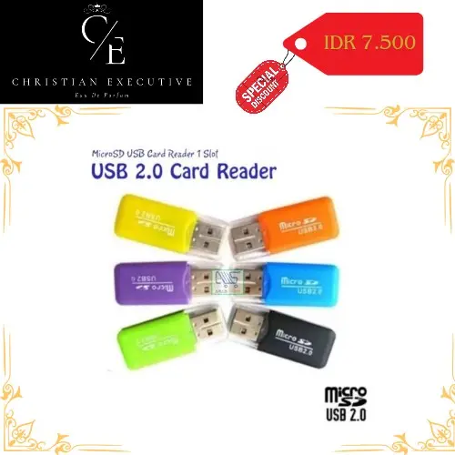 OTG usb 2.0 card reader support slot micro sd card flashdisk memory card