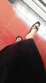 Product Review of [Gratis Ongkir COD] Sendal Wanita Strap Three Sandal Cewek Korea Kekinian Termurah from l**a 0