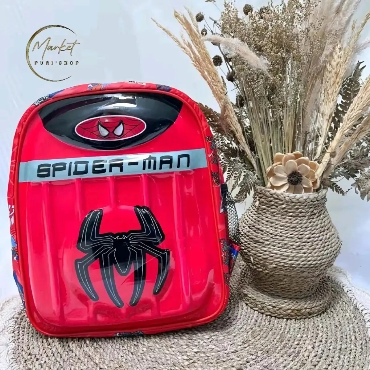Tas Anak sekolah SD Batman /spiderman /Superhero 3D Ransel anak 3D timbul ber LED Karakter Spiderman Fashion Sd tas anak sekolah sd tk paud ransel tas punggung nyaman kuat, karakter timbul bisa menyala Ultraman tahan debu rapi