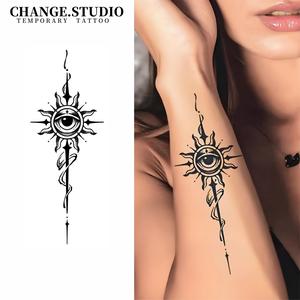 รอยสักชั่วคราว รอยสักตาพระเจ้า ติดทนนาน 15 วัน กันน้ำ ไม่กลัวแรงเสียดทาน สติ๊กเกอร์รอยสัก