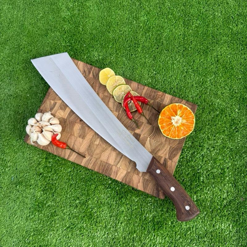 Dụng Cụ Nhà Bếp Dao Chặt Xương Heo,Chặt Cây Làm Bằng Thép 420J2 Không Rỉ Sét Dài 45cm Nặng 700g