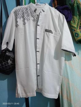 Product Review of S M L XL  XXL  XXXL  XXXXL  baju kemeja koko dewasa bahan katun poli  premium tebal adem nyaman di pakai Muslim Dewasa from v**1 1