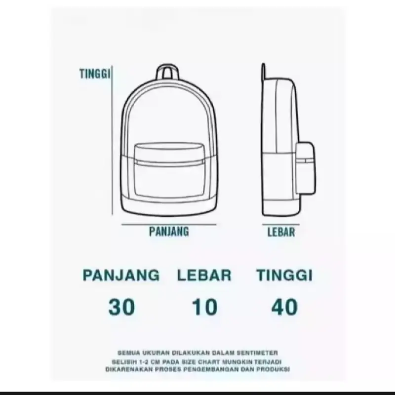 Tas Ransel Sekolah Anak Laki Laki Pria Ank2 Perempuan Wanita Remaja SD SMP SMA STM SMK Kece Keren Motif Santa cruz  BackPack Laptop Distro Colossus Unisex Canvas Cowok 5