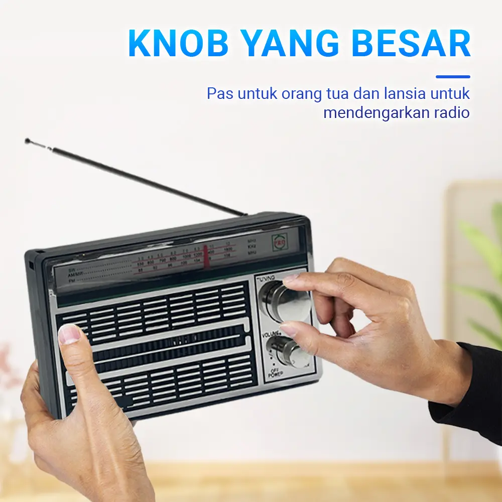 RADIO Finito International Antik Klasik AC/DC Portable 4250 Jadul 2 BAND FM - AM - SW