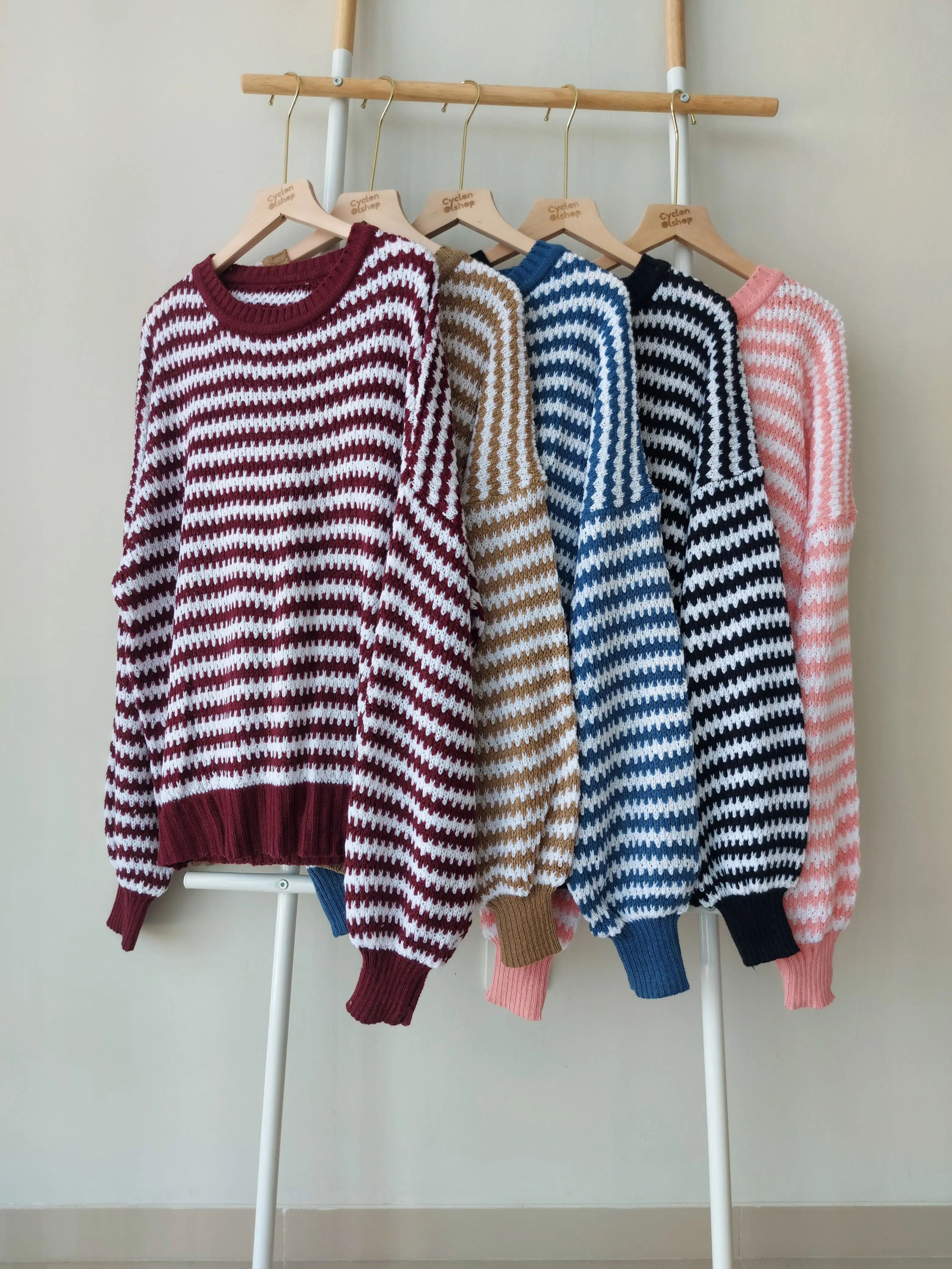 SAN (Gratis Ongkir COD) Ziggy Sweater  XXL Rajut  Wanita Murah Terbaru Trendy Grosir Pakaian Outwear Bandung