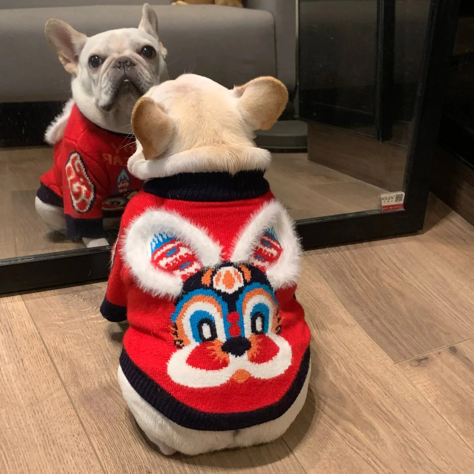 Chinese New Year Dog Clothes - Spring Festival Cosplay Costume for Puppy, Chihuahua, Pug Outfits