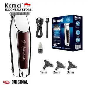 Alat Cukur Rambut Kemei KM 9163 Hair Clipper  Trimmer Turbo Mesin Cukuran KM 9163
