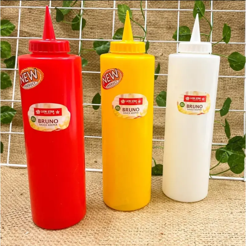 BRUNO SAUCE KEEPER 720ml Botol Saos TS-56 LION STAR TEMPAT MAYONICE (WARNA RANDOM) 1