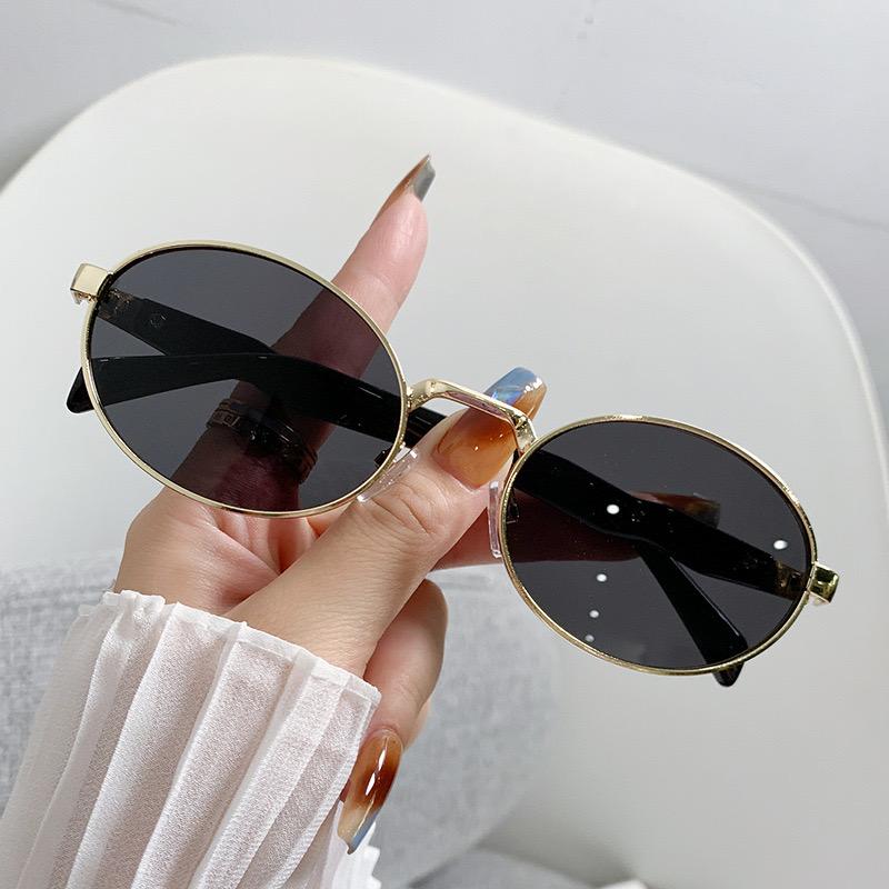Product Introduction of Kacamata Hitam Wanita Fashion Oval ABL9000PR Full Set Box dan lap Sunglasses 14