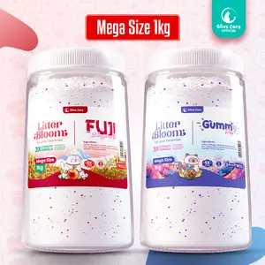 Olive Care Litter Bloom Penghilang Bau Pipis Pewangi Pasir Kucing 1kg - Gummy Pop 1kg