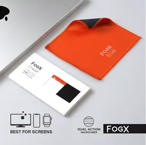 FOGX Kain Lap Microfiber Dual Action Pembersih Layar Laptop Handphone Tablet Head Unit Smartwatch