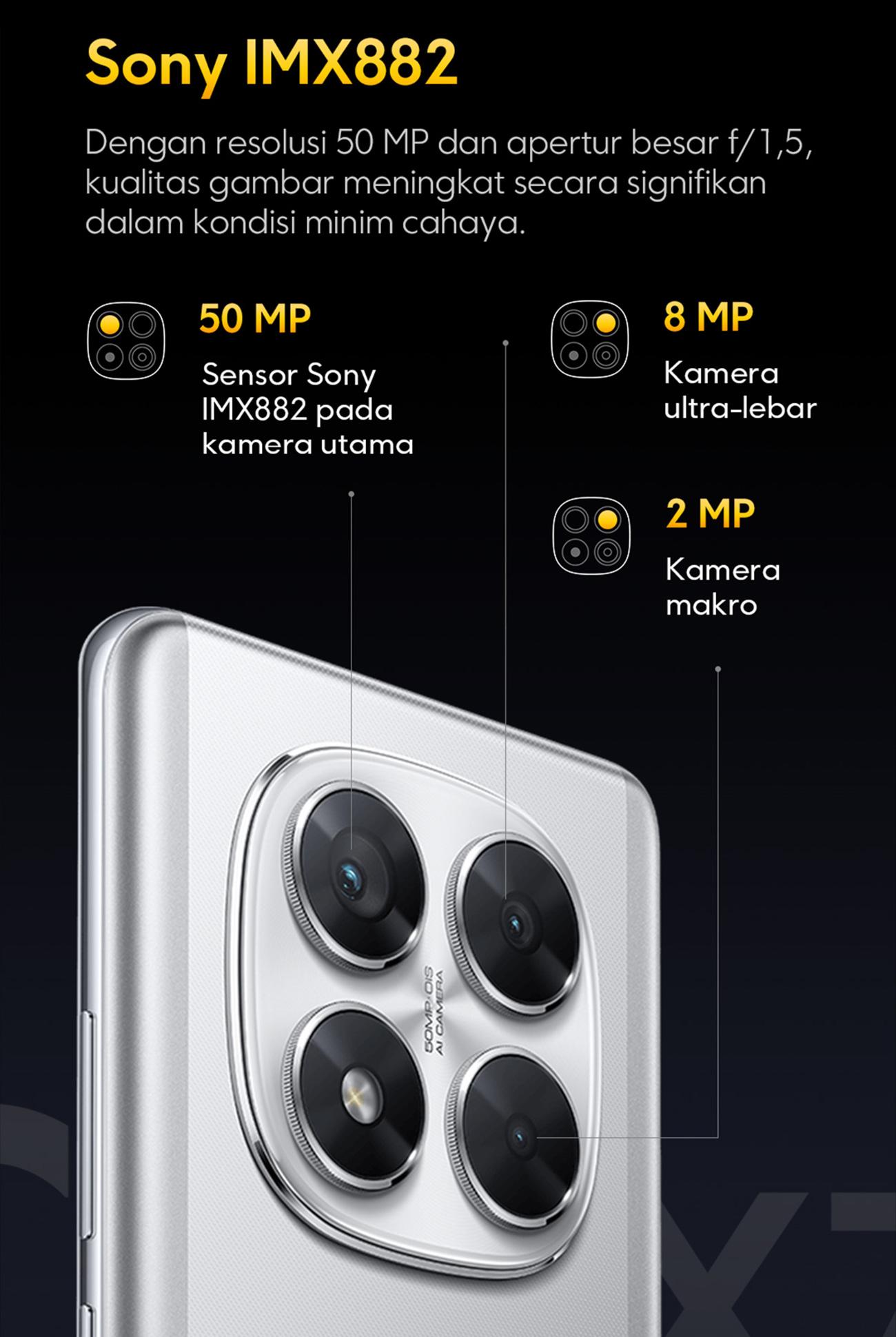 POCO X7 5G | Dimensity 7300-Ultra | CrystalRes 1.5K 120Hz AMOLED curved display | 50MP main camera with OIS [Official Store]