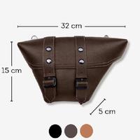 Gambar side bag sidebag motor classic cover bok boc aki kulit sintetis japs dari Triplesix Klasik Kota Bogor 5 Tokopedia