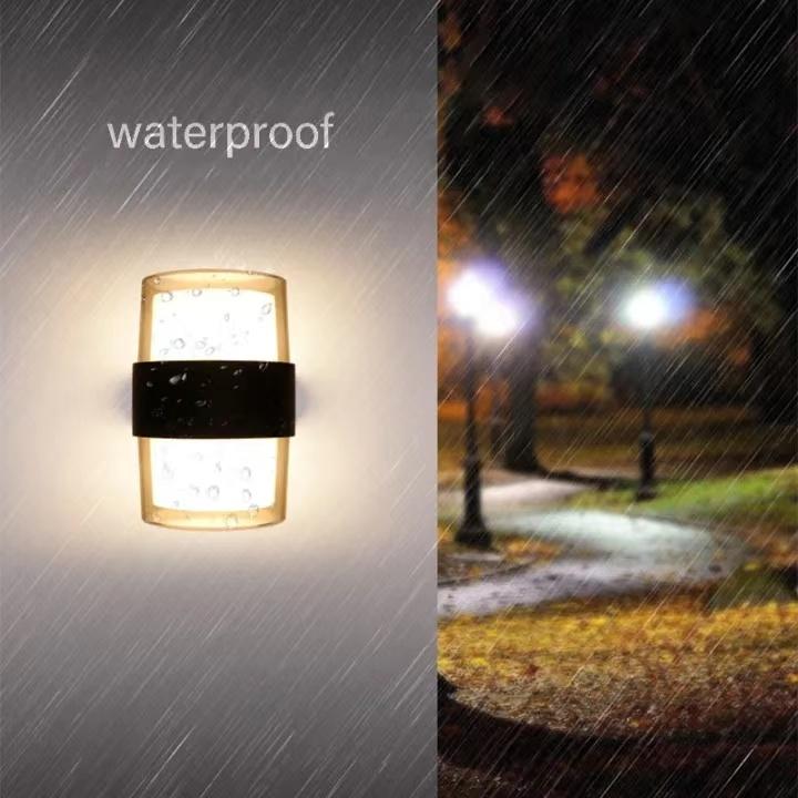 Product Introduction of Modern Simplicity LED waterproof wall lamp aluminum Acrylic indoor and outdoor bedroom patio loft villa lighting fixture sconces 6
