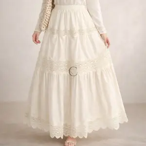 Rok Import BKK Renda - Rok Premium Wanita - Rok Panjang Wanita - Premium Skirt