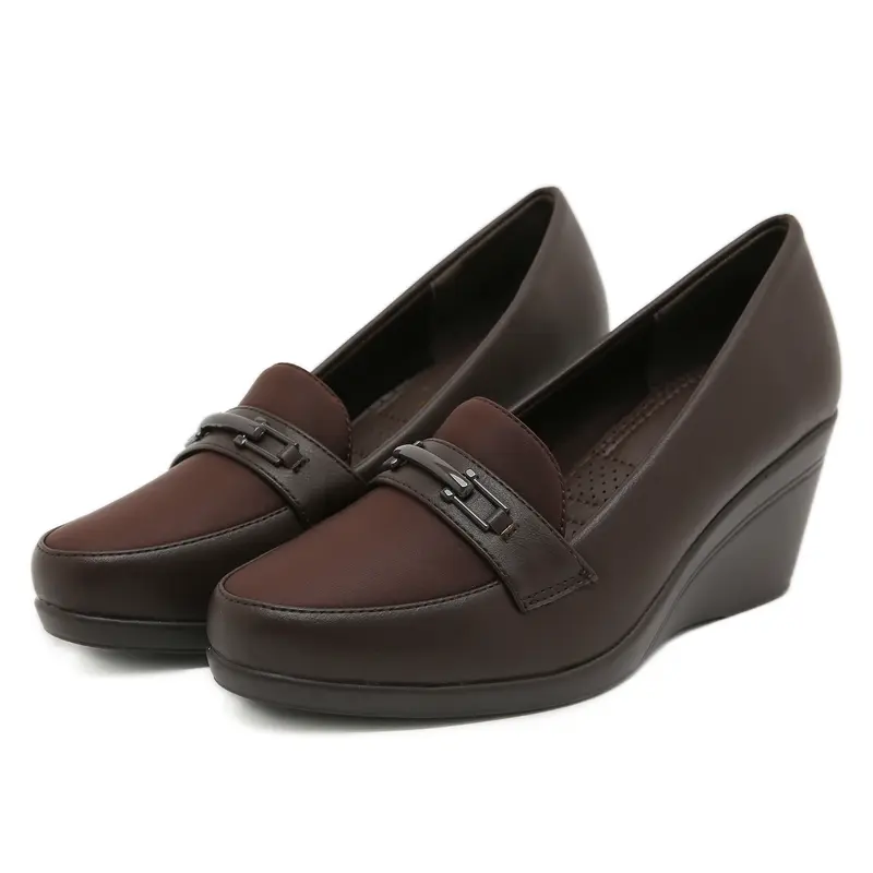 Bozka sepatu wanita pansus MT30 full busa wedges 6cm Shoes Heels 5