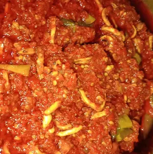 Sambal Cumi Gurih Super Pedas (Kemasan Pouch 125gram)