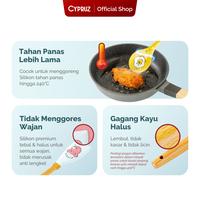 Gambar [Spesial Crehom]Cypruz Spatula Silikon Set Motif Tahan Panas Anti Lumer Utensil Set Silicone Pattern 3 pcs Kitchenware dari Cypruz Kitchenware Kota Bekasi 2 Tokopedia