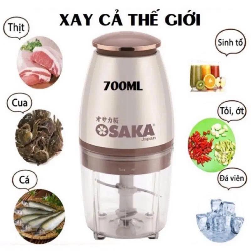 Máy Xay Sinh Tố Osaka Chính Hãng, Cối Xay Đa Năng Cầm Tay Bền Đẹp, Xay Thịt, Xay Cua, Xay Đá may xay