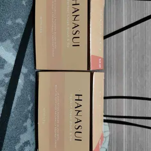 Find It Store -Hanasui Perfect Cheek Blush & Go 2.5g | Powder Blush On | Perona Wajah | BPOM HALAL ORIGINAL Peach Lasting Loose Compact