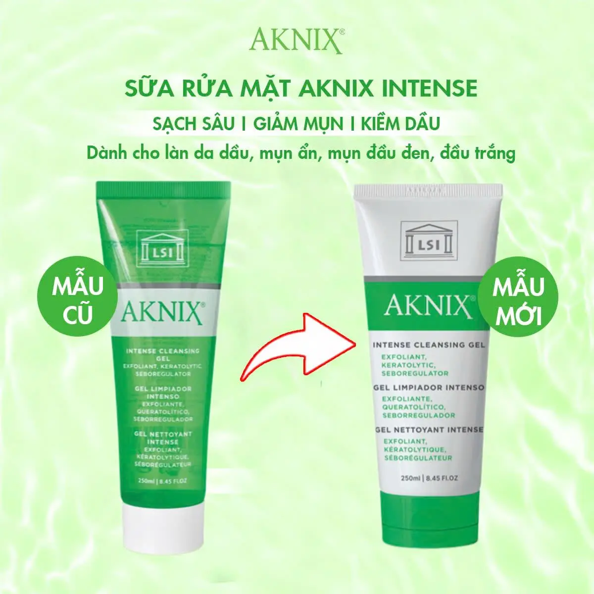 Sữa Rửa Mặt  AKNIX Cho Da Dầu , Mụn Viêm, Mụn Ẩn, Mụn Đầu Đen Nhập Khẩu Pháp | BigBuy360 - bigbuy360.vn