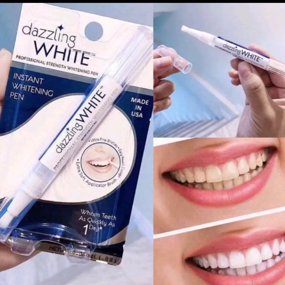 3 pcs 100% Original Dazzling White Pen- Pemutih Gigi Kuning Permanen - Pemutih Gigi Ampuh - Instant Whiten