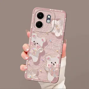 Case Compatible Infinix Smart 9 Smart 9 HD Smart 9 Pro Hot 50i Terbaru Case Procamera Fashion Case Silikon TPU