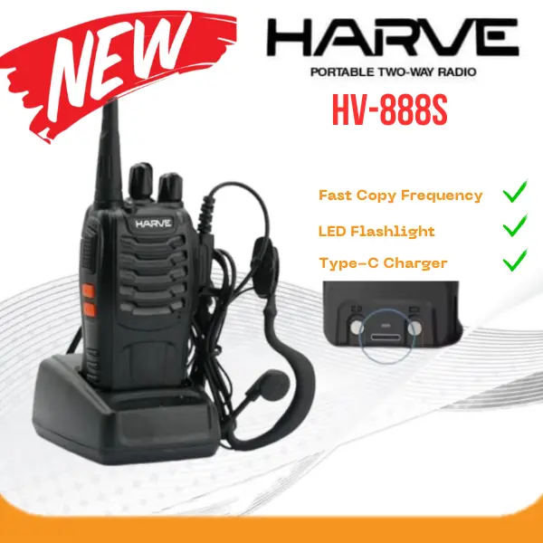Handy Talky Harve HV-888s Single Band 0