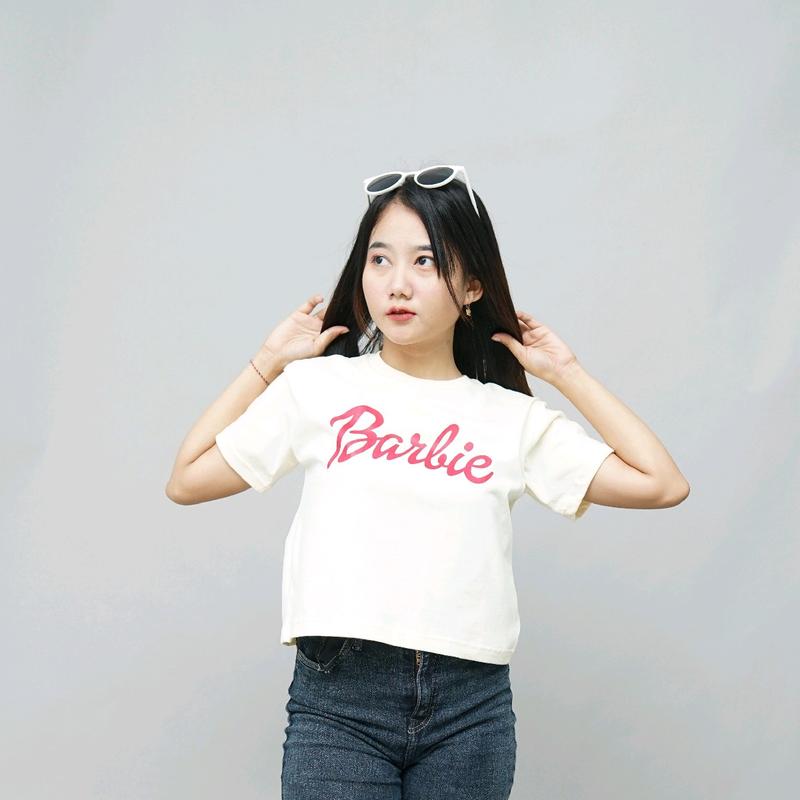 kaos crop top wanita lengan pendek 1