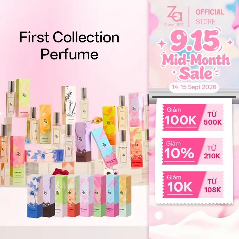 Nước Hoa Za First - Za First Collection Perfume 20ml - Lưu Hương Lâu Dài Với 10 Hương Thơm Thu Hút Tinh Tế