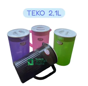 Teko Ceret Air 2.1L BPA Free – Jug Minuman Dingin Panas Teko Plastik Kitchenware