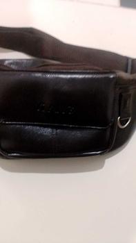 Product Review of Waist Bag Pria Tas Slempang Pinggang Kulit Sintetis Tebal Import waterproof Waistbag from t**3 0