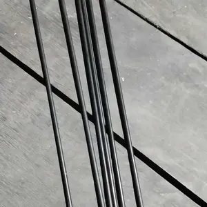 AS Baja Hitam Polos Diameter 2.5, 3, 3.5, 4, 4.5, 5, 5.5, 6, 6.5, 7 mm Panjang 1 Meter