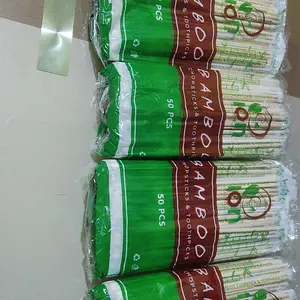 Sumpit Bambu + Tusuk Gigi Ion Steril - Sumpit Higienis Eceran - Sumpit Ion Super Isi 50pasang Food Grade