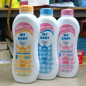 ( 3pcs Campur ) Bedak Bayi My Baby Powder 90g + extra 23gr Random 3 pcs