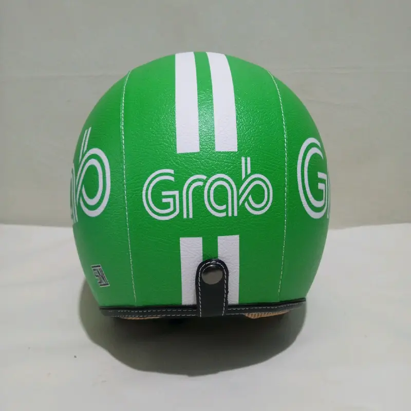 HELM BOGO DEWASA OJOL GRABB DESAIN 2
