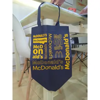 Tas mcdonald terbaru Tote bag shopping bag mcd 24 x 30 x 20 cm - original Hitam Pink Wanita Totebag Cewek 1
