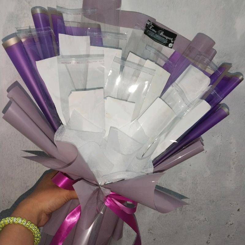 Buket Uang Kosongan Isi 10 Lembar - Pilih Varian Warna Request 4