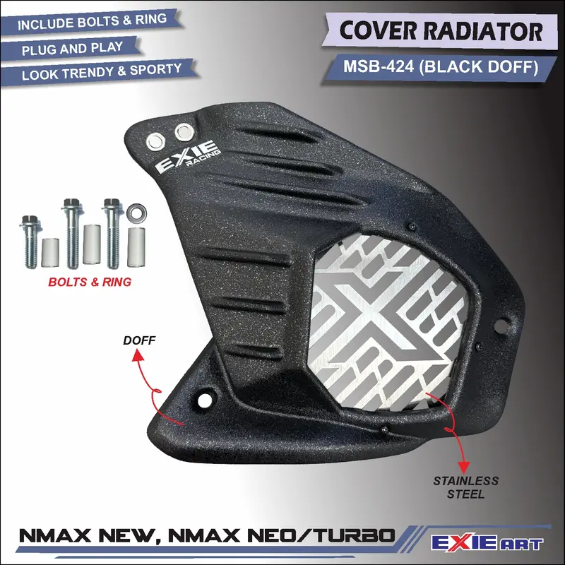 Cover Radiator Nmax Neo Turbo - Cover Pelindung Radiator Nmax New Exie Art 1