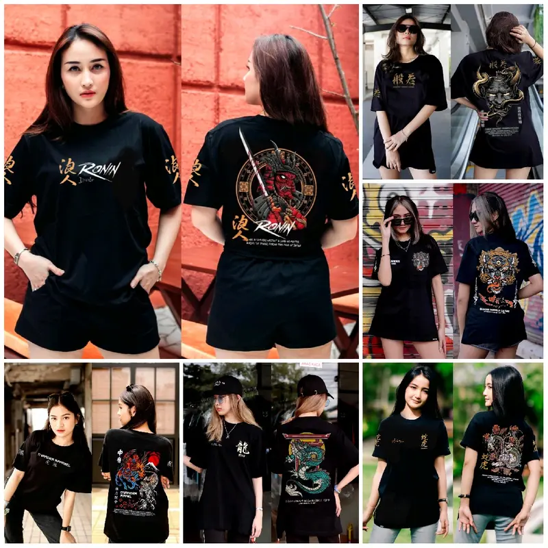 Dvandra.id Tshirt Ronin Japan kaos distro unisex cotton combed 30s 4