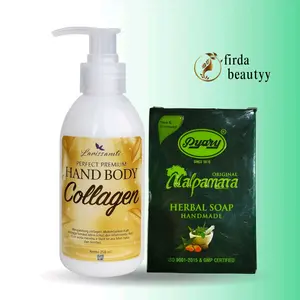 paket hemat | sabun nalpamara plus handbody collagen  perawatan  kulit untuk lebih cerah dan halus serta lembut seperti jelly