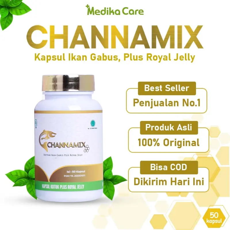 Kapsul Channamix Sari Kutuk Albumin Dan Royal Jely 2
