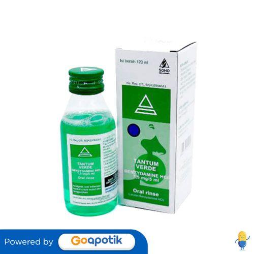 Gambar TANTUM VERDE LARUTAN KUMUR 120 ML dari Apotek Abadi Jaya by GoApotik Kota Medan Tokopedia