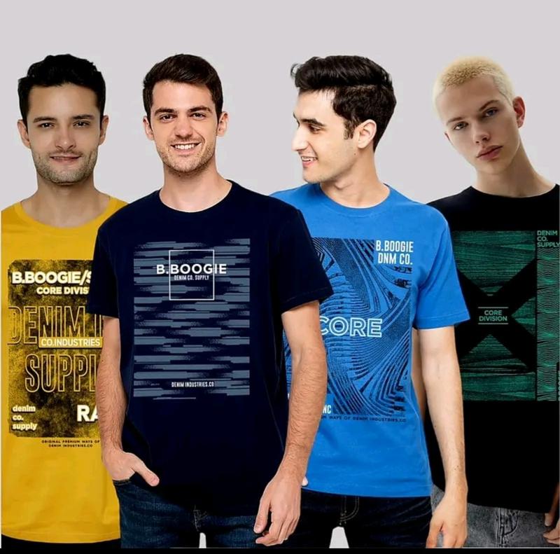 Product Introduction of Kaos Branded Berkualitas,4 Pcs 100 Ribu  Model Terbaru, Cocok untuk Pria dan Wanita Dewasa - T-Shirt 10