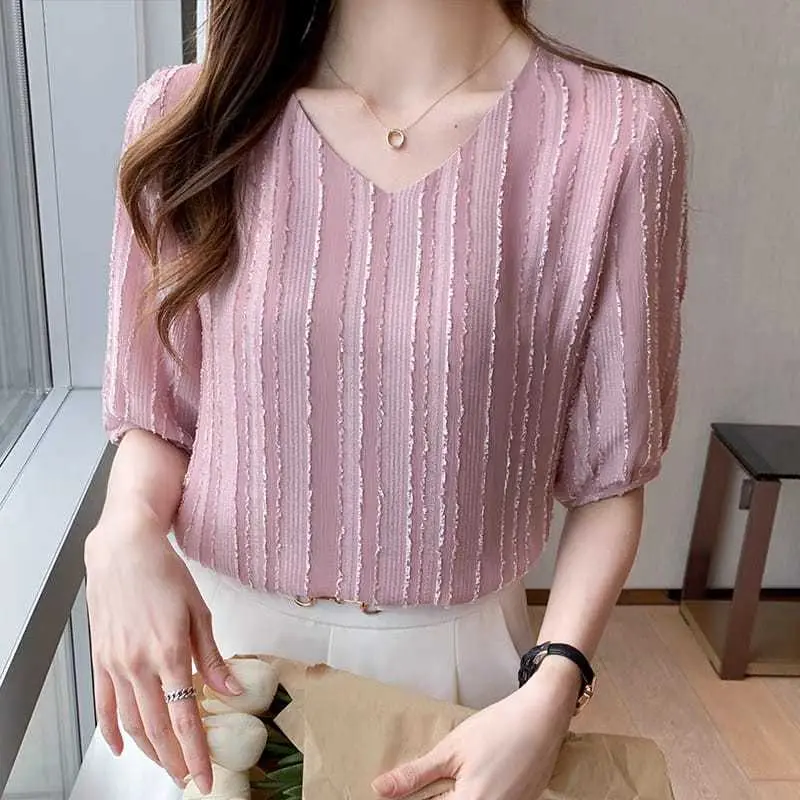 CALISSA FASHION BISA COD BLOUSE/ATASAN WANITA KANTOR/OFFICE STYLE KOREA LENGAN PENDEK MODEL SOFIA