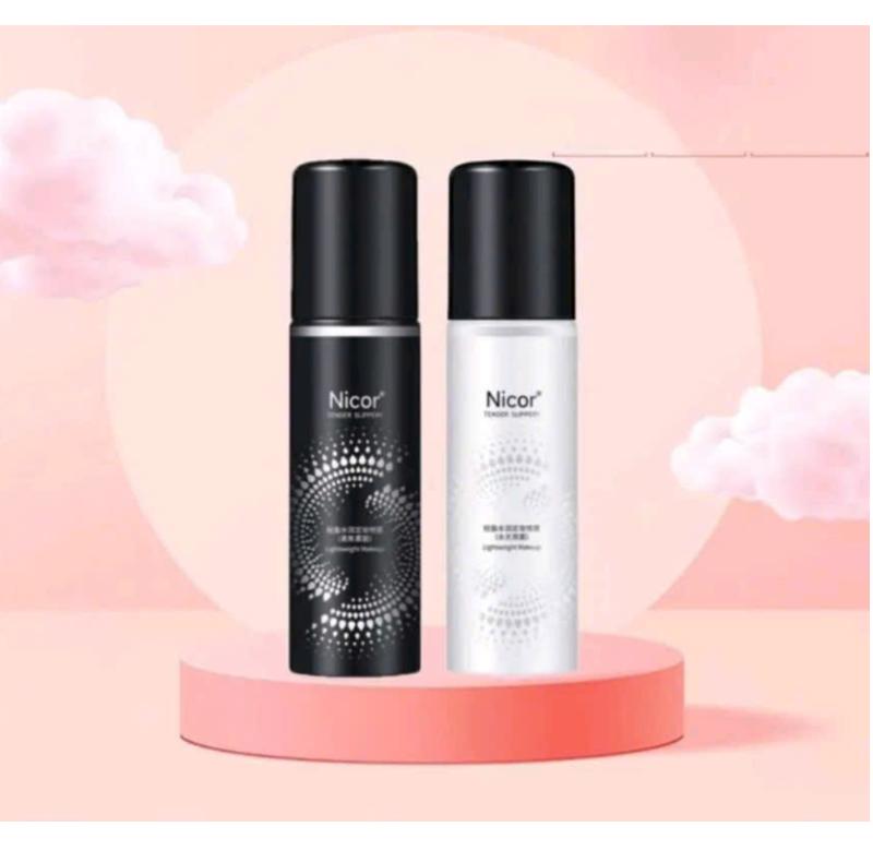 Xịt Khoá Trang Điểm MaKeup Cố Định Lớp Nền NICOR 100ml/Chai Dưỡng Ẩm, Kiềm Dầu