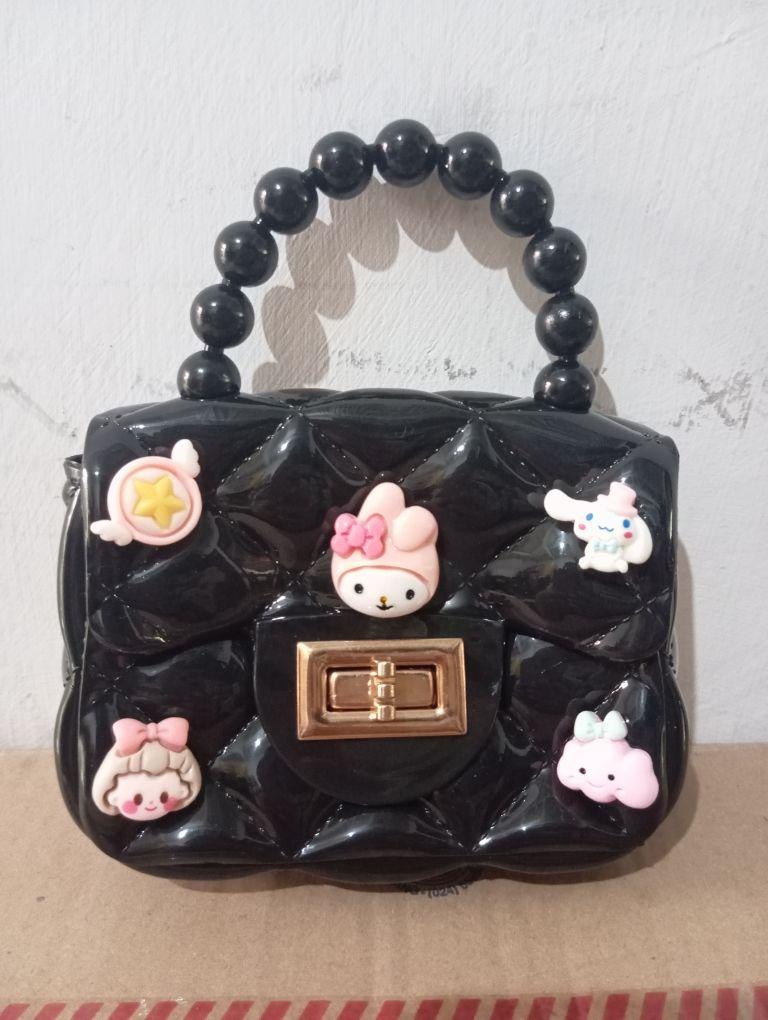 Product Introduction of ( Cek Warna Chat Dulu ) Slingbag Mini Jelly Glossy Karakter Sling Bag Rantai Tas Selempang Jinjing Anak ( Tidak Request Dikirim Random ) 55