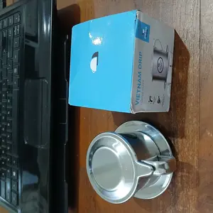 SET PERANGKAT PENYARING KOPI FILTER STAINLESS DRIP POT COFFE SHOP