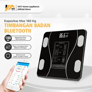 YATT Timbangan Badan Digital 180Kg/Timbangan Cerdas Digital/Timbangan Body Fat